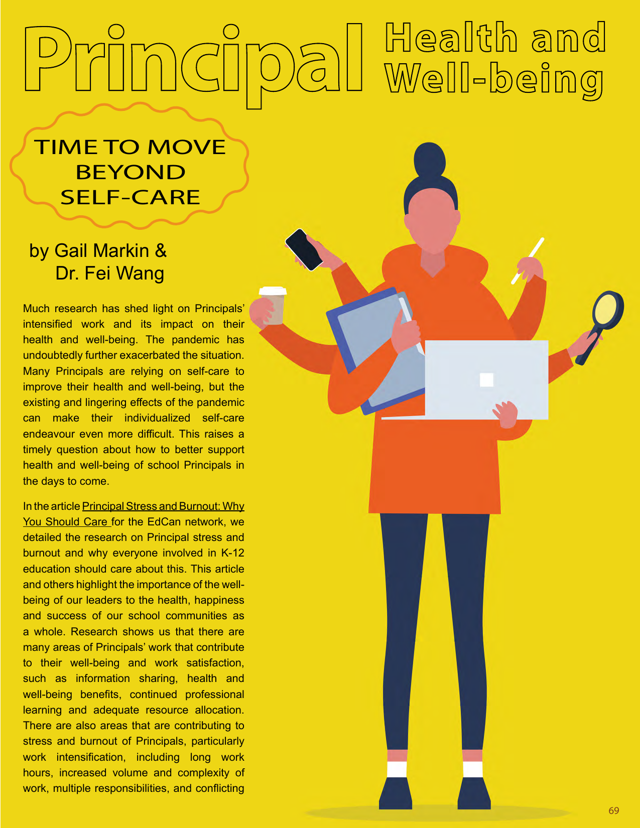 Principal Health and Well-being - August 2020