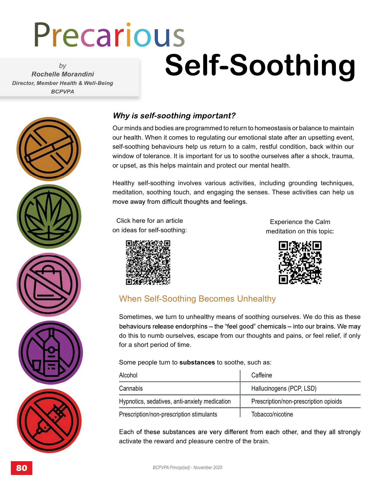 Precarious Self-Soothing - November 2025
