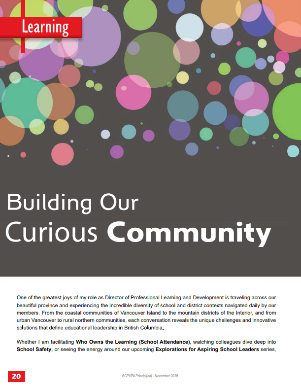Building Our Curious Community - November 2025 