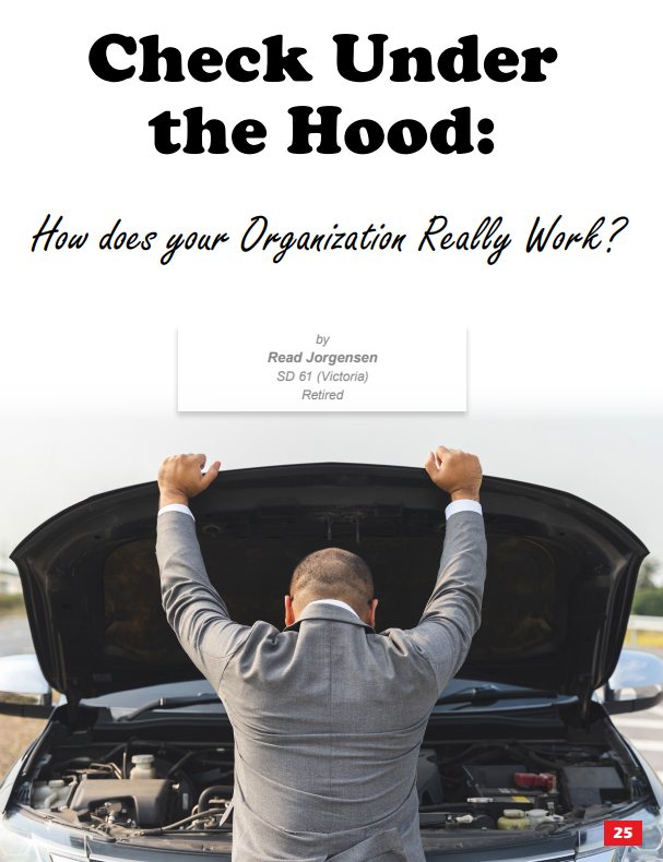 Check Under the Hood: How Does Your Organization Really Work? - May 2024