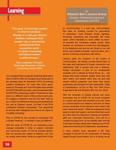 Connecting Leaders During Crisis - June 2020