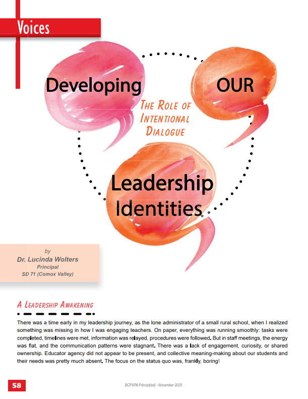 Developing Our Leadership Identities - November 2025 