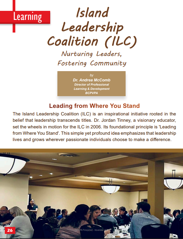 Island Leadership Coalition: Nurturing Leaders, Fostering Community - November 2024
