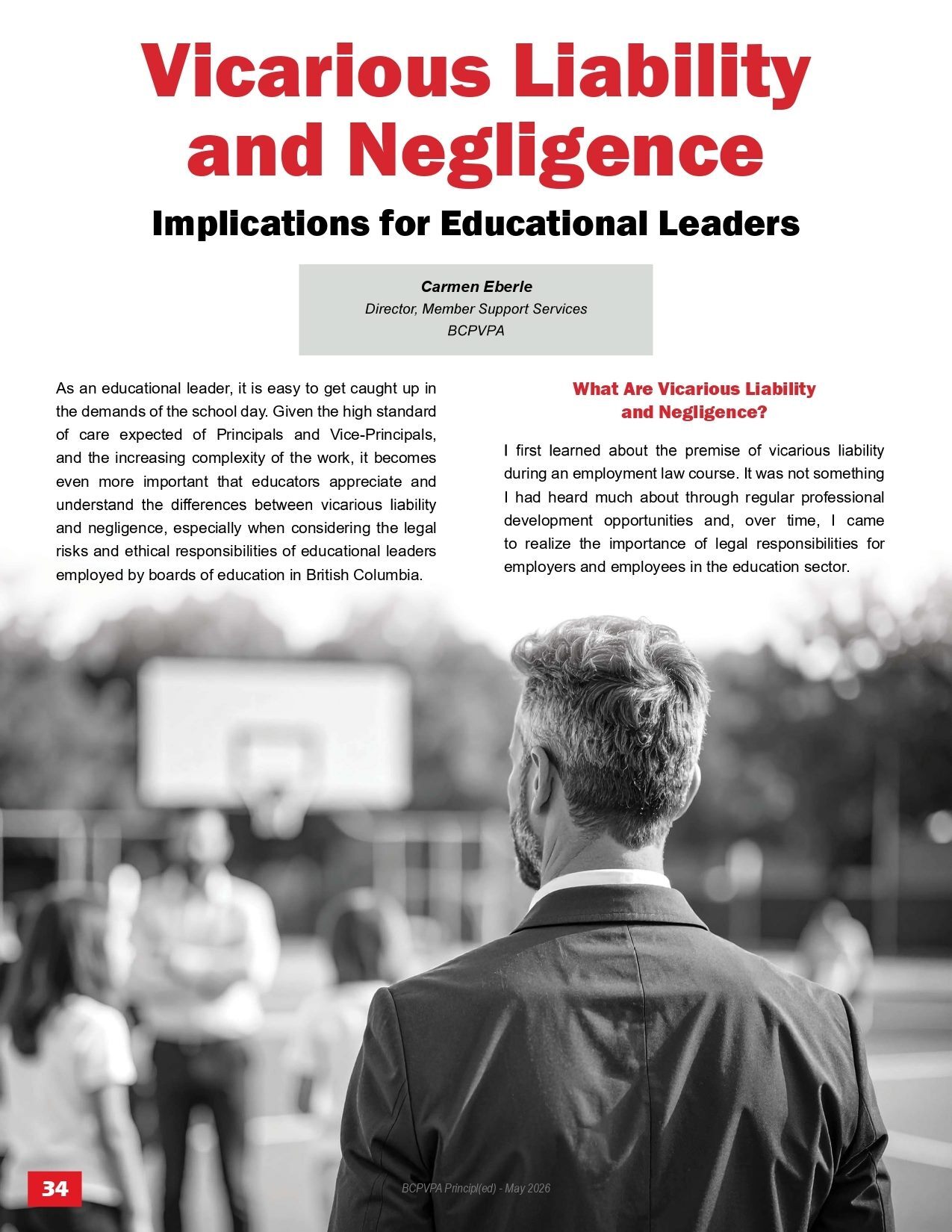 Vicarious Liability and Negligence - May 2026